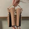 Eilyken Street Style Narrow Band Square High Heels Woman Sandals Fashion Chunky Platform Buckle Strap Stripper Shoes