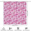 Charming Pink Roses Shower Curtain Home Decor for Bathroom 3D Printed Waterproof Fabric Customize Size Available