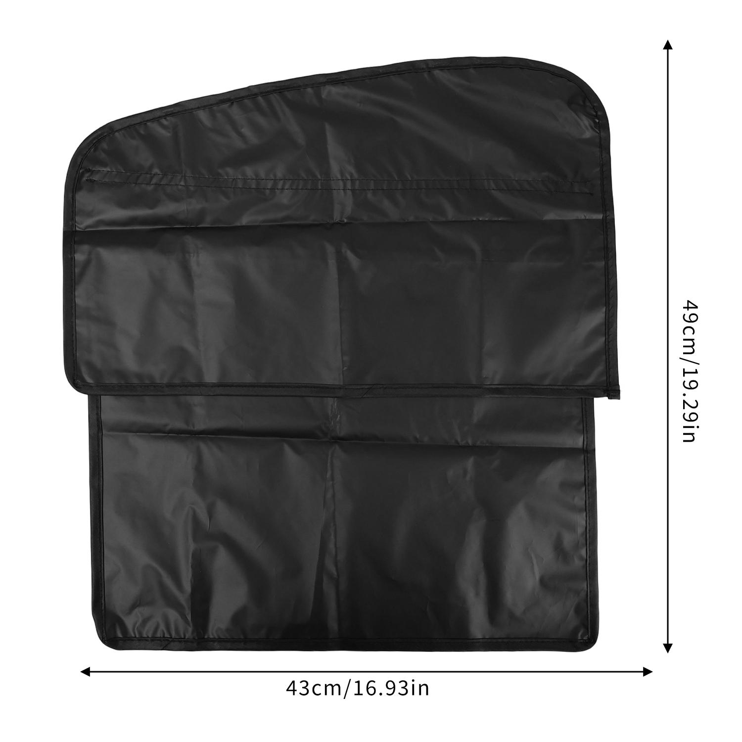 

Thicken Black Fabric Car Sunshade Front/Rear Window Sun Blocker Heat Insulation Side Window Car Interior UV Protection Shade
