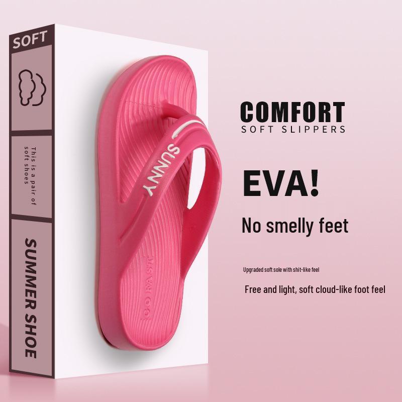Women's Summer Non-Slip Deodorizing Flip-Flops: Fashionable, Versatile Beachwear