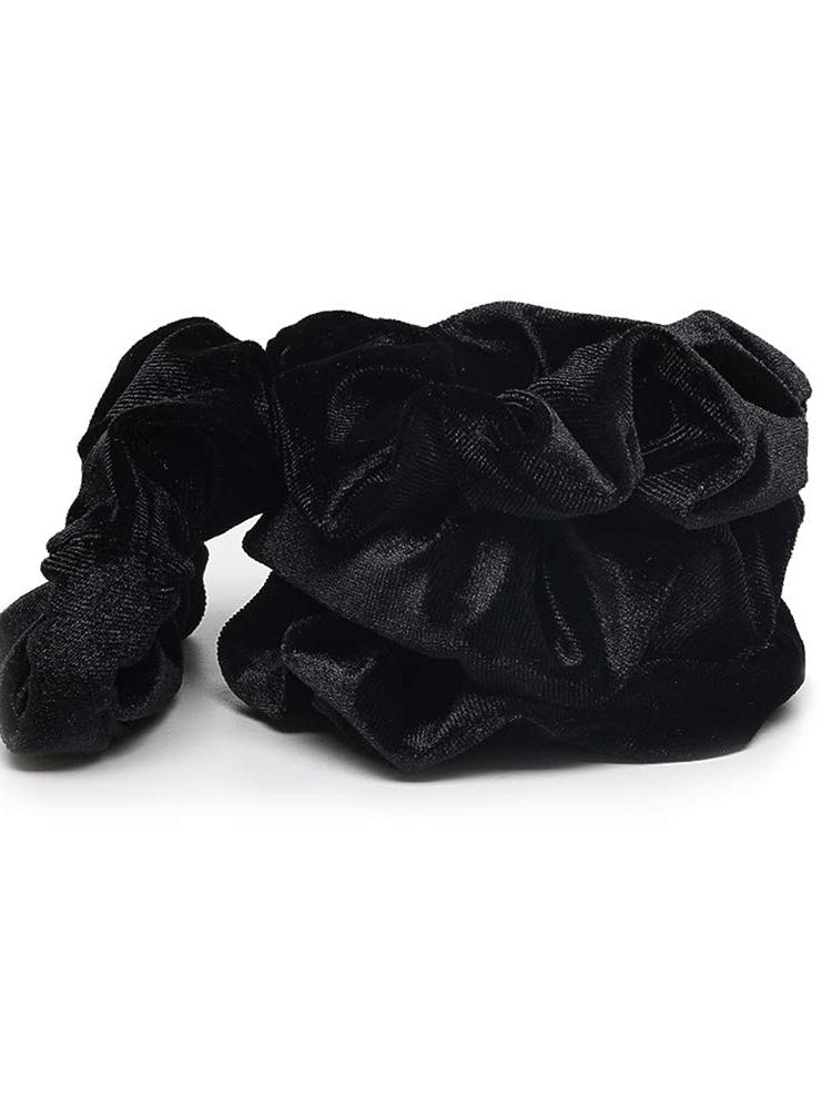 Velvet Pocket Scrunchies with Zipper Scrunchy Hair Ties