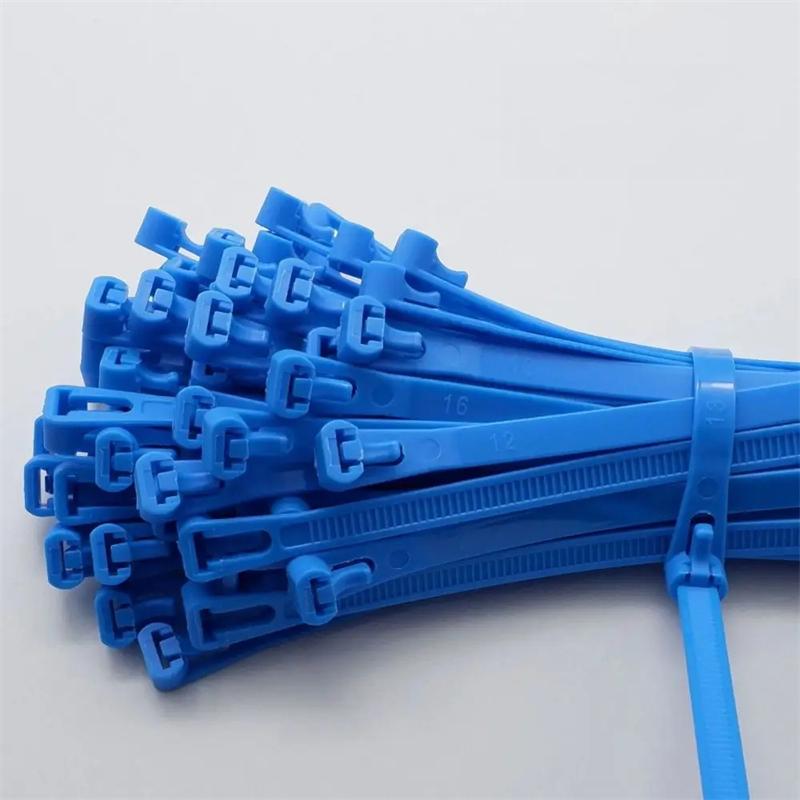 100/1000 stk Gjenbrukbare Buntebånd, Nylon Låssløyfe, Avtakbare & Resirkulerbare, Blandede Farger (Svart hvit) for Hjem, Kontor, Organiser