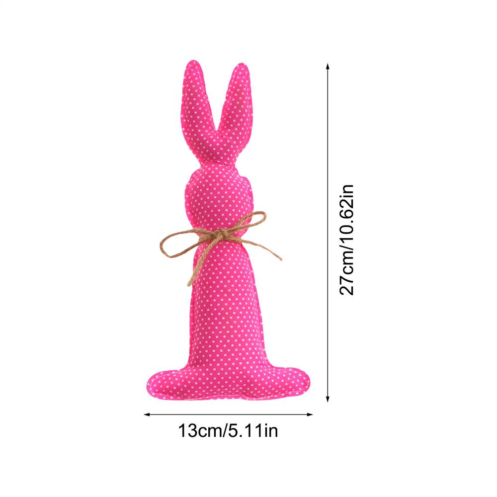 Easter Decoration Fabric Rabbit Ornament Creative Cartoon Bunny For Children's Rooms Wedding Party Birthday Home Centerpiece