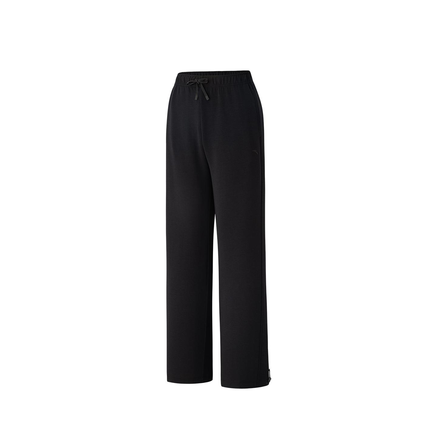 Anta Training Series Long Pants Summer 2026 Knitted Sports Pants Women bottoms Basic-Black 162627329-2 M