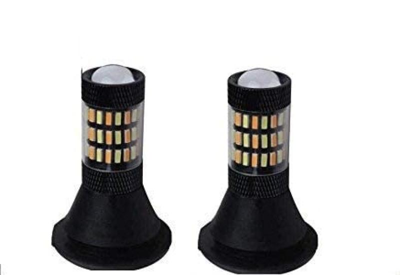 

S25 LED turn signal position kit with hyper flash resistor projector bulb turn signal small New S25 turn signal position White and amber emission Twin оранжевый