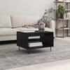 Coffee Table Black Oak Effect 60 X 50 X 40 Cm Engineered Wood