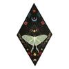 Dark Style Wooden Wall Decor Sun Moon Wall Art Sign Wall Mounted Board  Gothic Style