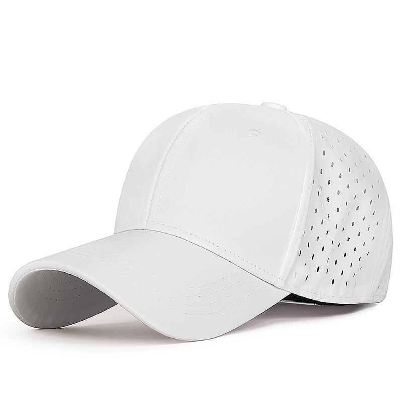Einfarbige Baseballkappe Herren Damen Sonnenschutz Schnelltrocknende Kappe Mesh Atmungsaktive Kappe
