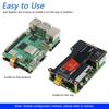 Freenove M.2 NVMe Adapter V2 for Raspberry Pi 5 with 128GB 256GB 512GB SSD, M.2 HAT Add-on Board, PCIe 2.0 3.0, 800MB/s
