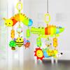 Baby Colorful Animal Car Hanging Toy Plush Rattle For Newborns And Infants