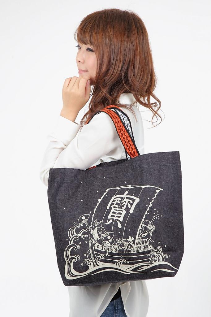 Kurashiki Denimtygväska Registrerad Fuji