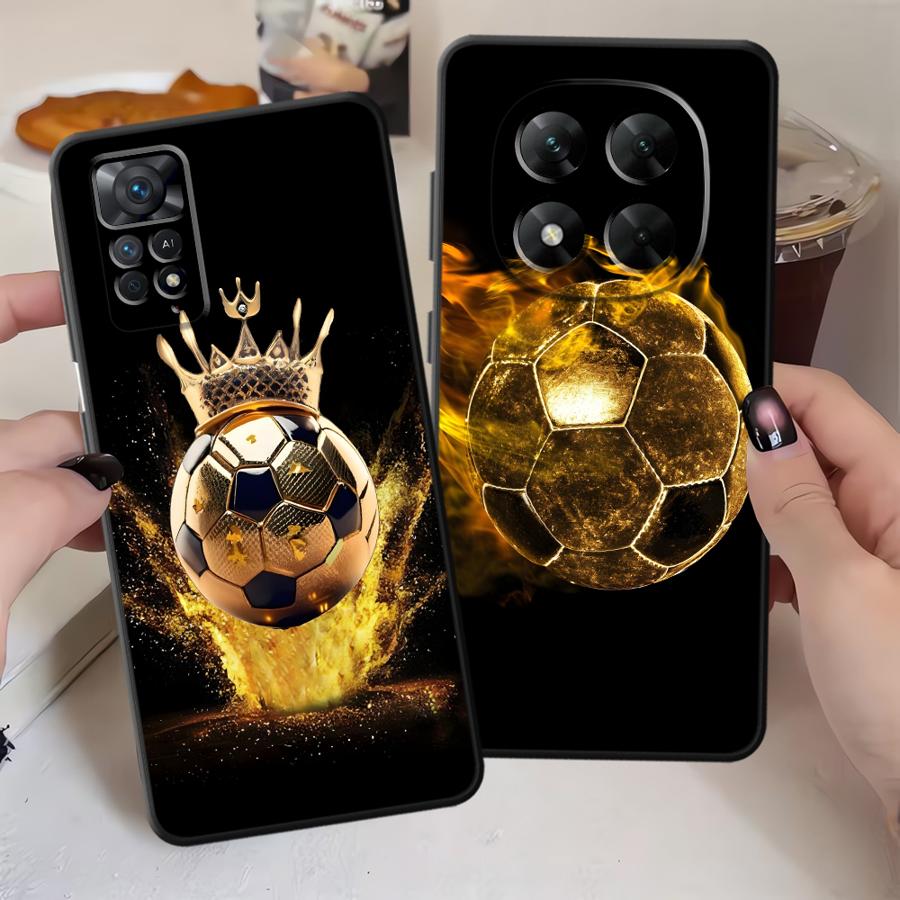 Football Champion Phone Cover Case for Xiaomi Redmi Note 14 13 Pro Plus 12S 11S 14C 9 8 7 K40 K80 A1 A2 A3 A4 A5 12C 13C 10 12