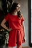 Dress with Double Skirt T374 Raspberry XS