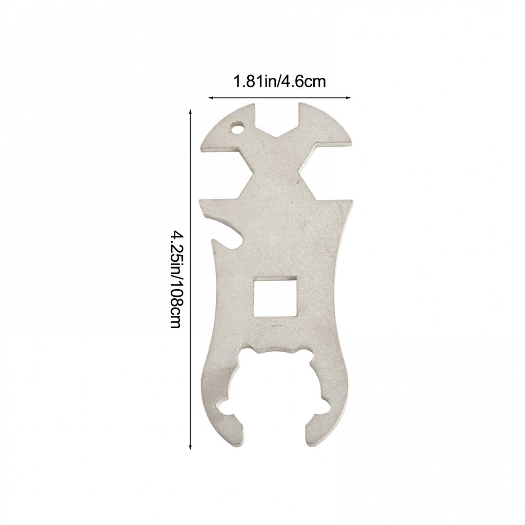 Stainless Steel Gas Cylinder Wrench Portable Gas Conditioning Tool Used Outdoors