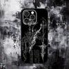 Gothic Coquette Cyber Sigilism Phone Case For iPhone 16,15,14,13,12,11,Pro,Max,Plus,X,XS,SE,E,Mini,Soft Silicone Black Case
