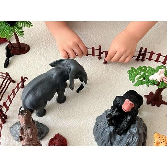 My Little Tiger Figure Bucket Wild Animal 65p Set, popular toys in Korea