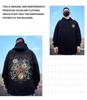 Trendy Fleece-Lined Plus Size Hoodie for Men, Loose Fit, Spring/Autumn Outerwear