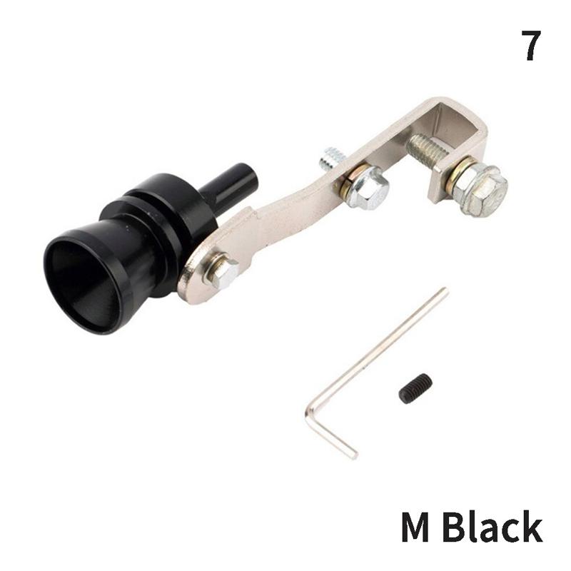 Motorbike Car Exhaust Fake Turbo Whistle Pipe Sound Muffler Blow Off Valve Universal Simulator Whistler