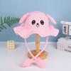 Sunscreen Bunny Sunshade Hat UPF50+ Children Straw Hat Rabbit Ear Sunshade Straw Hat  Cosplay