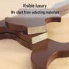 Solid Wood Decorative Plate & Frame Stand for Photos, Crafts, Porcelain, and Pu'er Tea Cakes