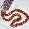 New Phone Accessory Detachable Parts Chain Blue Crossbody Resin Luxury Strap Amber Phone Case Chains Red Acrylic Shoulder Chain