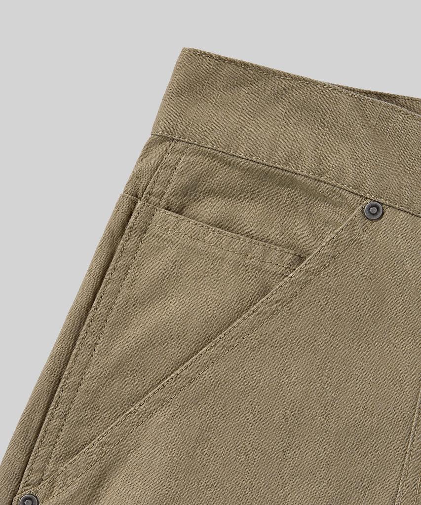 Beodeonteu Utility Side Big Pocket Wide Pants [Beige]