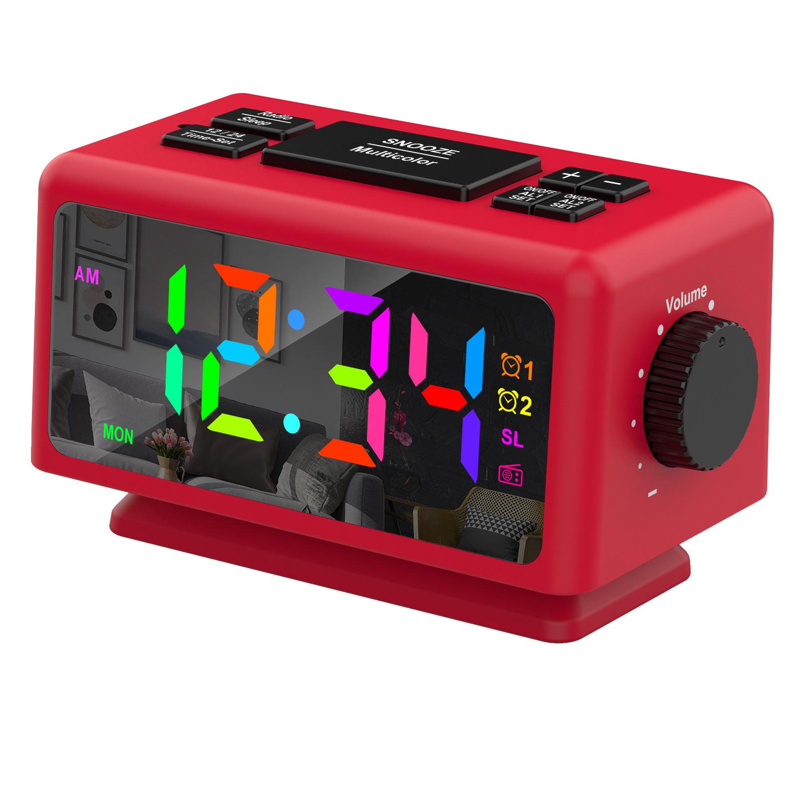 

Светодиодный цифровой будильник с регулируемой яркостью и функцией повтора сигнала. Идеально подходит для дома, спальни, учебы, офиса и подростков.