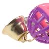 Bird Parrot Toy Colorful Swing Ball Toys with Bell Hanging Toy Cage Decorative Accessories for Small Medium Birds