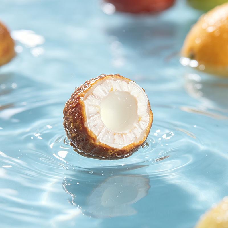Resin Mini Fake Fruit Pendants 5Pcs Realistic Simulation Ornaments for DIY Greeting Card Decor Craft Making Supplies