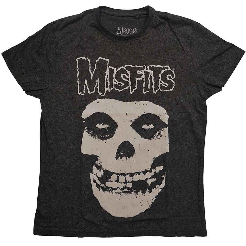 Misfits Logo  Fiend T-Shirt Black Grey New L