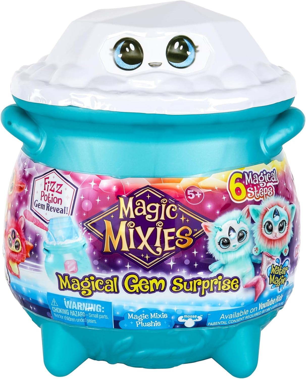 

Плюшевая игрушка Котел Magic Mixies Магический сюрприз с драгоценным камнем Вода [Б/У]