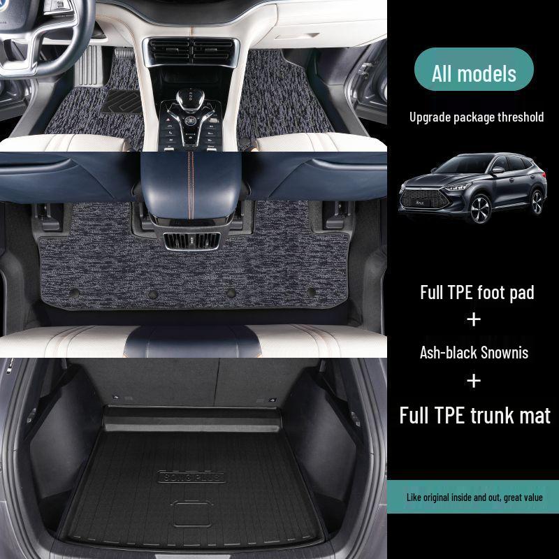 BYD Song Plus DMI/EV All-Inclusive TPE Floor Mats for New Energy Cars