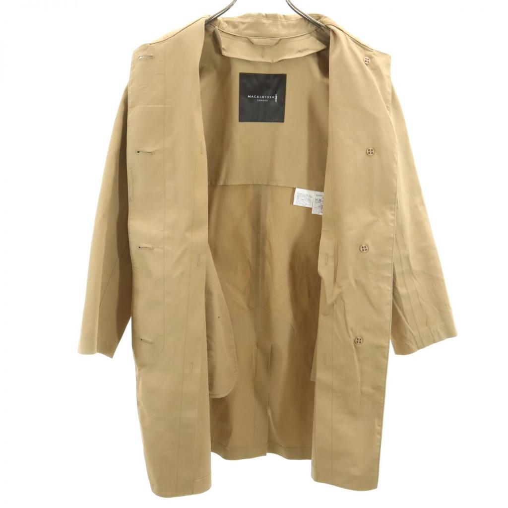 Mackintosh Rubberized Stainless collar coat 40 beige Women Used