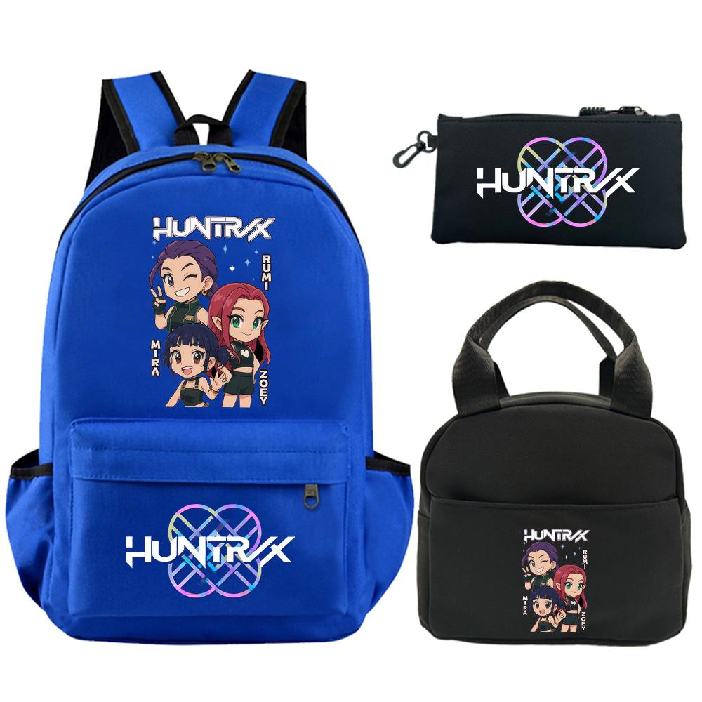 3-teiliges/Set Rucksack mit Cartoon-Print, mit Umhängetasche und Federmäppchen für Teenager, Schüler, Jungen, Mädchen, Schultasche, große Kapazität, wasserdicht, Buchrucksack, Kindergeschenk