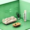 Wall Mounted Air Conditioner Windshield Windmill Shaped Air Conditioner Vent Fan  for Home