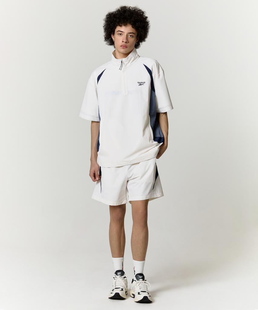 Reebok Ellipse Short Sleeve Anorak - White