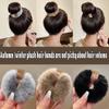 Plush Fluffy Autumn Winter Elastic Hair Bands for Women And Girls Large Intestine Ponytail Holder Hair Rings 1/3PCS Hair Accesso