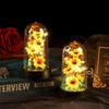 Sunflower Preserved Flower Night Light Lampshade - Acrylic Cover Gift for Mother's and Teacher's Day.
