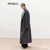 MO&Co. Women's Double-faced Wool Long Coat MBE4OVC012