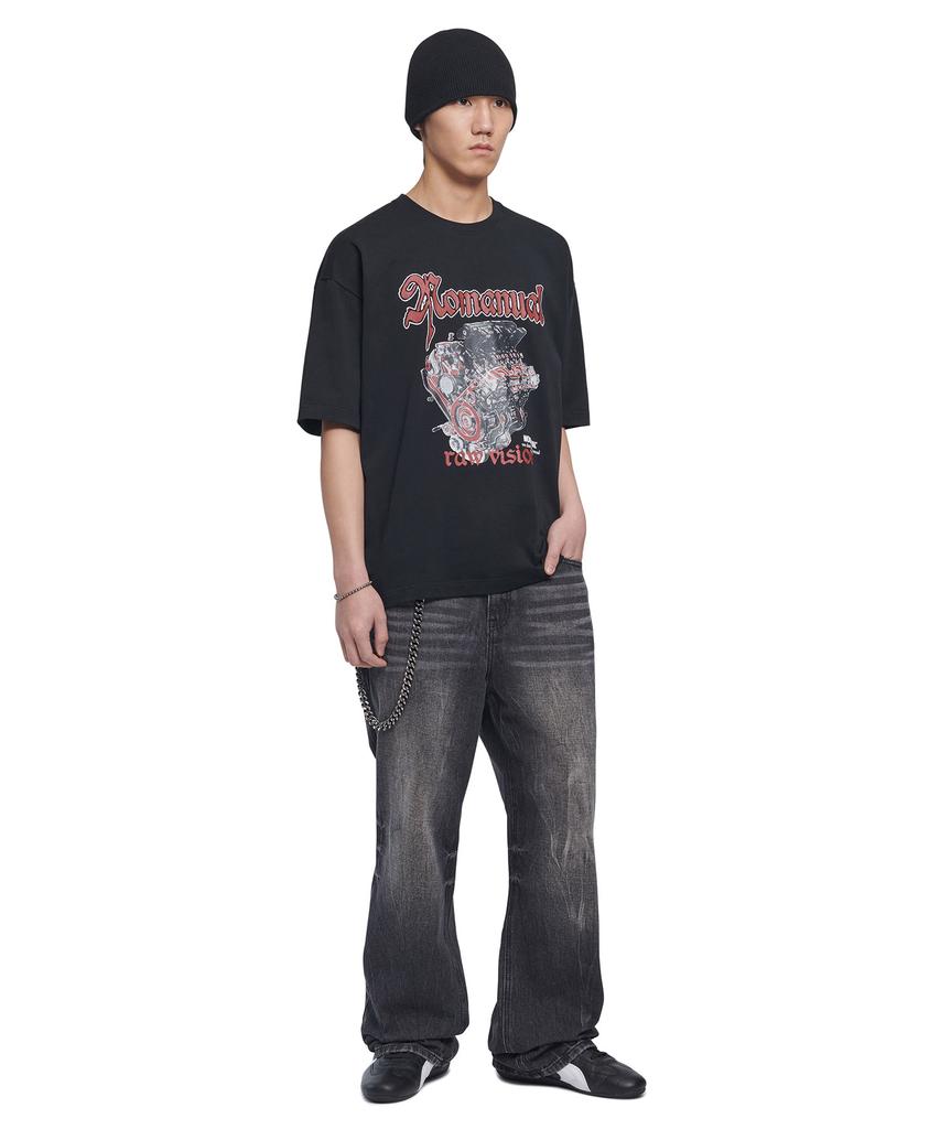 Nomaenyueol Nm Engine T-Shirt - Black