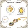 Pack of 4 Graduation Memorial Photo Pendants Tassels Design for Sentimental Keepsakes Easy Photo Change Alloy Jewelry