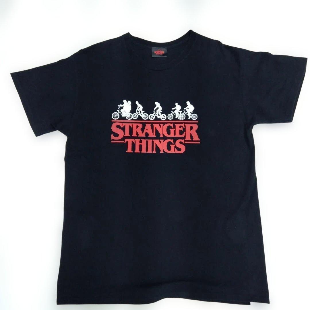 Stranger Things T-shirt Black Free Size S