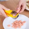 Keukenaccessoires Bananensnijder Fruit Groente Worstensnijder Roestvrijstalen bananensnijder Saladecoupes Gereedschap Kookgerei