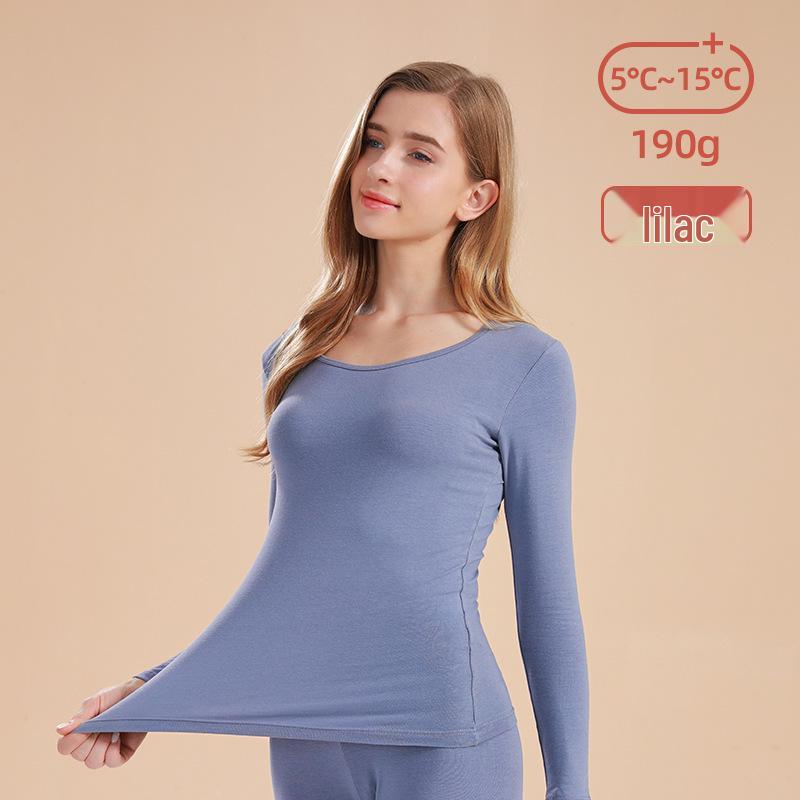 Damen Herbst & Winter Reines Baumwoll-Mittelhoher Kragen Thermoset: 2025 Neuer Stil Basisschicht