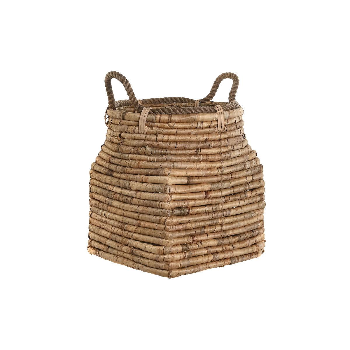 

Декоративная корзина DKD Home Decor 8 x 28 x 60 см Металл Натуральное волокно