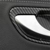ABS Carbon Fiber Car Interior Door Handle Bowl Cover for Benz C E GLC 2016-