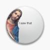 Jesus I Saw That  Soft Button Pin Lover Decor Women Fashion Gift Cute Jewelry Metal Funny Brooch Badge Clothes Lapel Pin Creative Hat Collar Cartoon