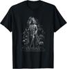 Cosmic Chariot Lotus Warrior Graphic Tee - Krishna Inspired Design