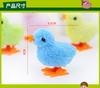 Pet Cat Toys Jumping Walking Hopping Cartoon Plush Chicken Clockwork Cat Interative Playing Toy Wind Up Chick Kitten Supplies