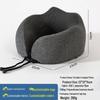 U-Shaped Memory Foam Travel Pillow for Neck and Cervical Spine Support